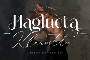 Haglueta Klaristto A Modern Font Duo