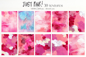 Just Pink Collage Background Texture