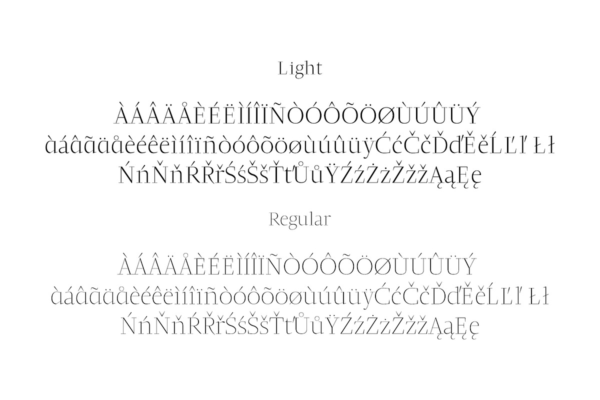 Jesusa Serif Font Family Pack preview 4