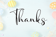 Easterday | Script Font, a Handwritten Font by Scratchones (Thumbnail 9 of 9)