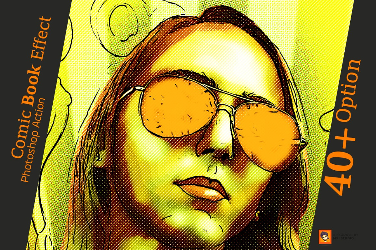 Comic Book Effect Photoshop Action, an Action Add-On by MRI STUDIO (Photo 1 of 11)