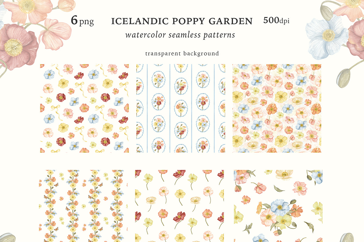 Watercolor Poppy. Bright Wildflower, a Decorative Illustration by Ooh Lily (Photo 5 of 15)