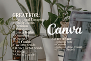 60 Canva Nutrition IG Post Templates, a Marketing Template by Solana Creative Co. (Thumbnail 6 of 6)