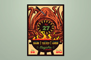 Barbecue Monster Illustrated Flyer, a Flyer Template by ashenterprise (Thumbnail 1 of 3)