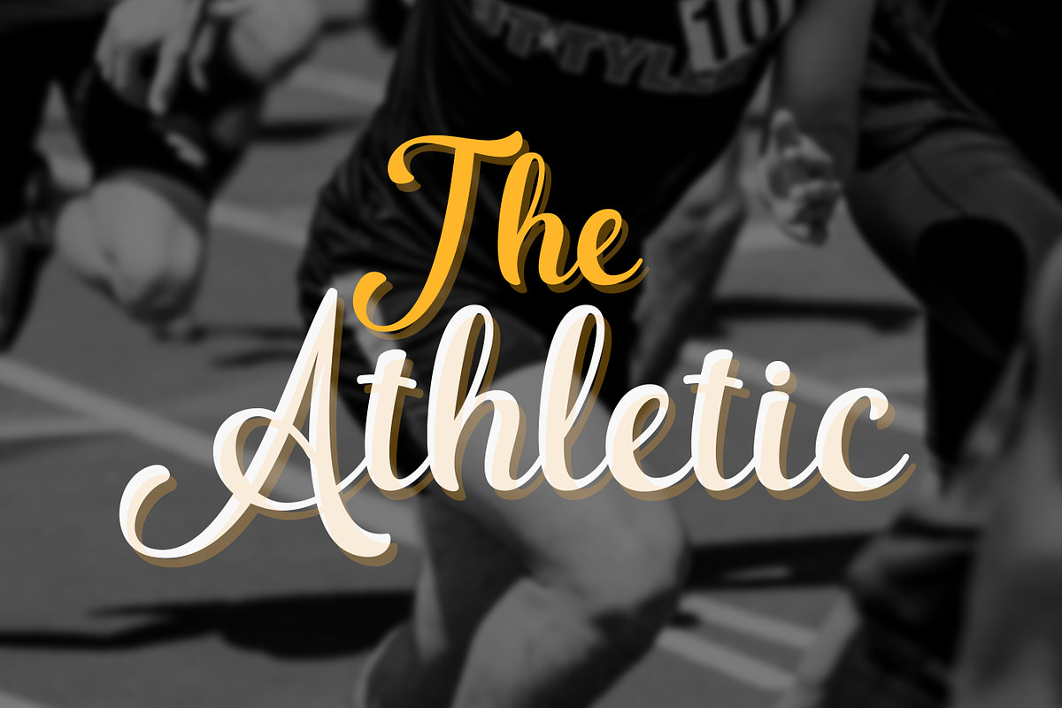 Garnesline - Sports Font, a Script Font by Flawless And Co (Photo 6 of 10)