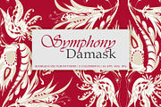 Symphony Damask, a Pattern Graphic by ilustrinna (Thumbnail 1 of 7)