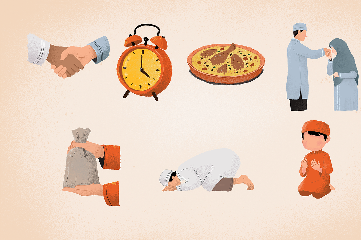 Ramadan Kareem Illustration pack, an Object Illustration by tomatstudio (Photo 3 of 3)