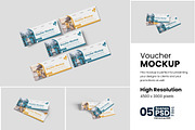 Voucher Mockup, a Product Mockup by bimockup (Thumbnail 1 of 6)