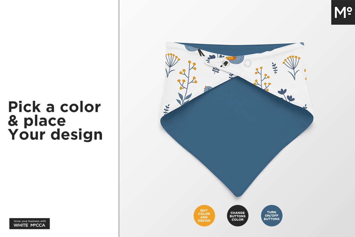 Baby Scarf Mock-ups Generator, an Apparel Mockup by Mocca Mockups Store (Photo 5 of 9)