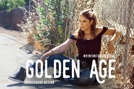 Golden Age Photoshop Action