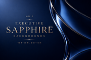 Executive Sapphire Backgrounds, a Background Graphic by MarisoArt (Thumbnail 1 of 6)