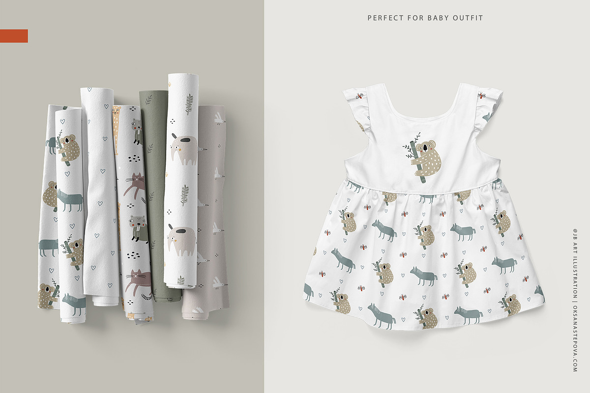Pattern Bundle for Kids | 162, a Pattern Graphic by Oksana Stepova (Photo 3 of 37)