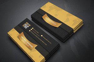 Curve Gold Business Card