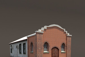 Church Old Building Low Poly