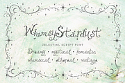 Whimsy Stardust - Script Font, a Script Font by Lilithcollageart (Thumbnail 6 of 6)