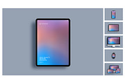 360 device mockup bundle iphone, a Device Mockup by FoundImages (Thumbnail 21 of 84)
