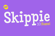 Skippie -60% All Bundle, a Font by Rodrigo Typo (Thumbnail 1 of 11)