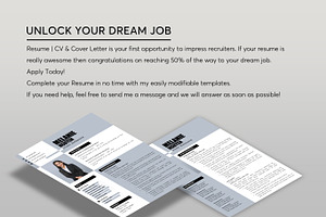 ATS Resume CV Word & PowerPoint - 12