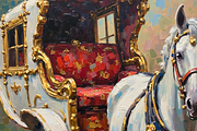 Royal Carriages, Horse Carriages, a Transportation Illustration by PLUM&FIGS (Thumbnail 1 of 21)