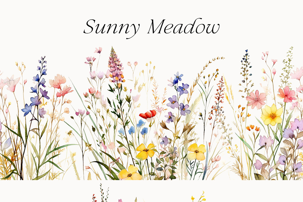 Watercolor Floral Bundle (45 in 1), a Decorative Illustration by Lana Elanor (Photo 56 of 180)