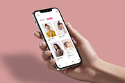 Smartphone Screen Mockup, an Advertising Mockup by CreativeShaper (Thumbnail 1 of 2)
