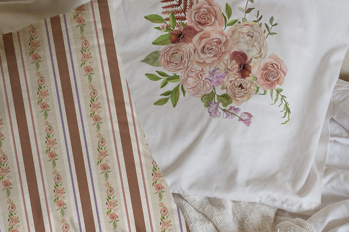 Mocha Mousse Flowers Pantone 2025, a Decorative Illustration by Catch the Dream Art (Photo 4 of 17)