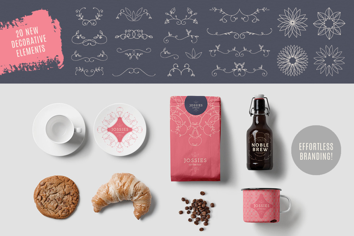 Essential branding kit for Photoshop, a Branding & Logo Template by Lisa Glanz (Photo 13 of 13)