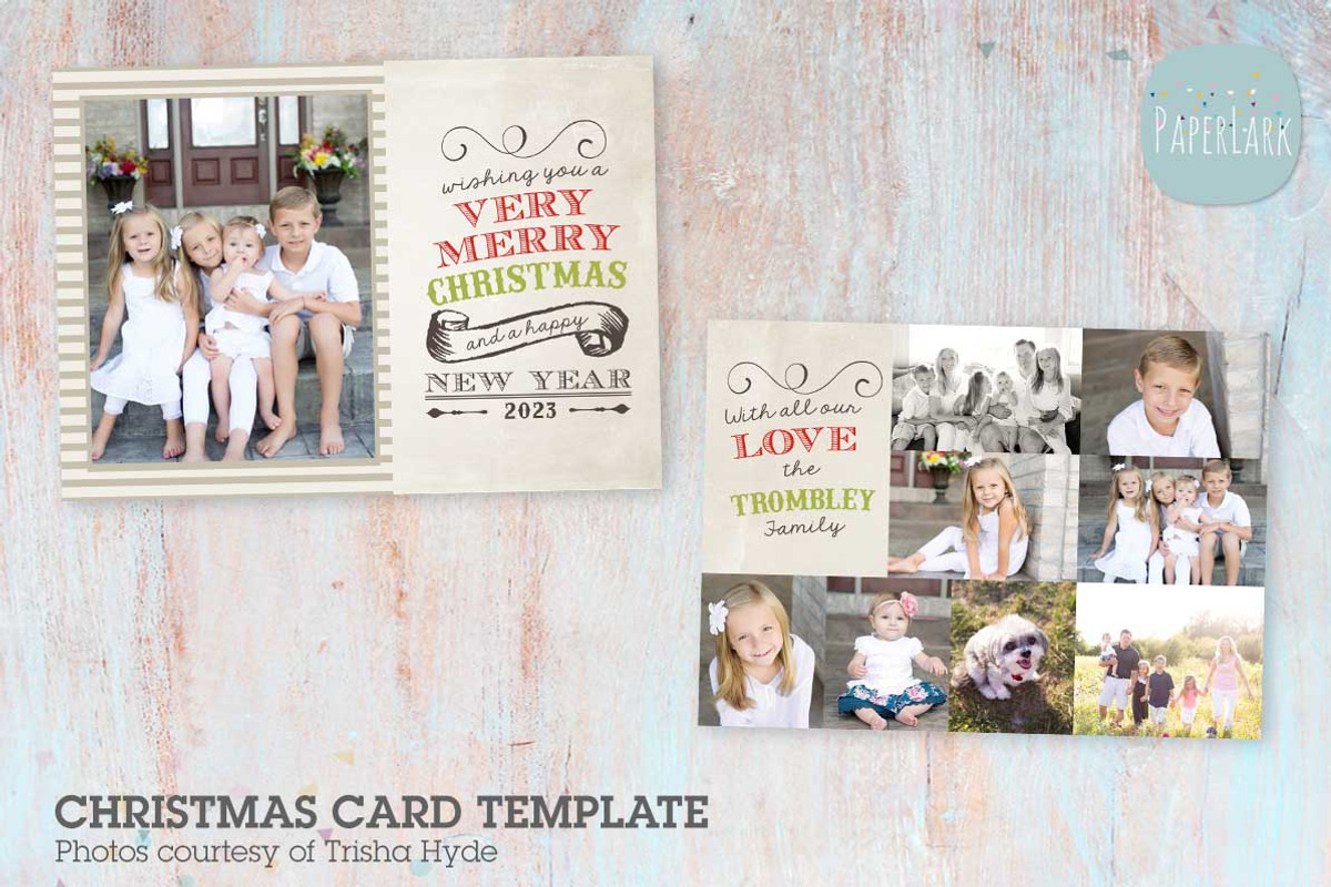 AC028 Christmas Card, a Card Template by Paper Lark (Photo 3 of 5)