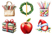 Christmas School Teacher Sublimation, an Illustration by Daily.Designs (Thumbnail 2 of 5)