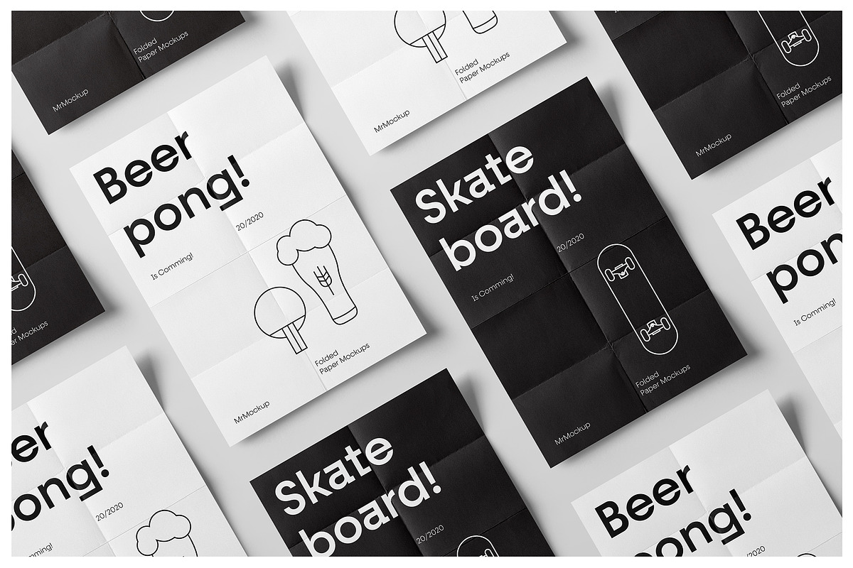 Folded Paper Mockups, a Mockup by Mr.Mockup™ (Photo 9 of 13)