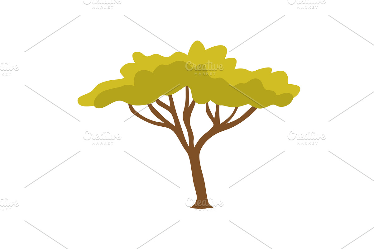 Tree. Eco concept of nature plant, an Object Illustration by the8monkey