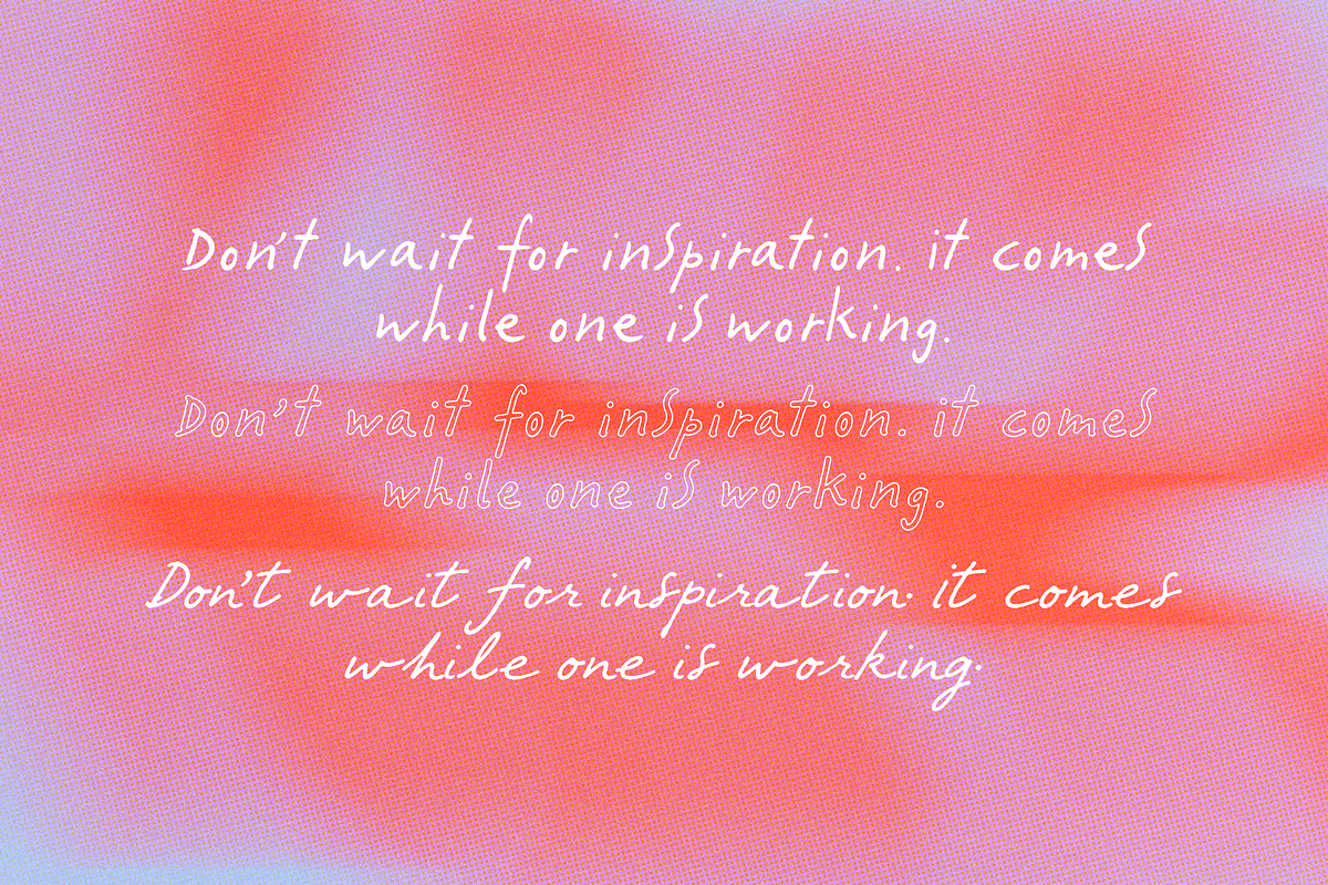 Matisse - Expressive Font, a Handwritten Font by Lilithcollageart (Photo 8 of 14)