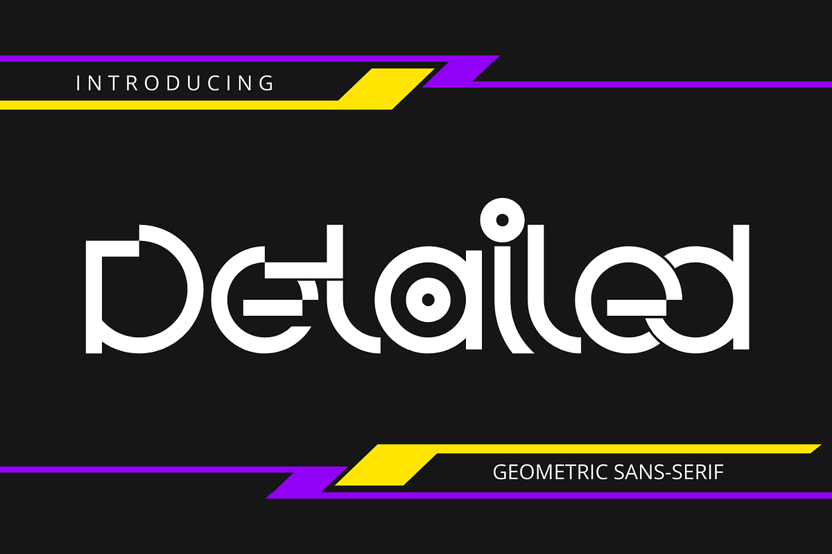Detailed Artdeco Font, a Sans Serif Font by 177Studio (Photo 2 of 8)