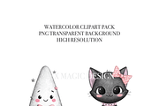 30 Cute Halloween Clipart, a Decorative Illustration by Pati Charm Studio (Thumbnail 5 of 8)