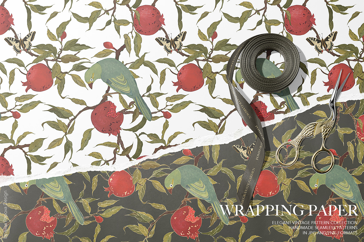 Vintage Garden - Pattern Collection, a Pattern Graphic by Alisa Fimen Design (Photo 6 of 10)