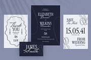 Whimsical Wedding Invitation Set, an Invitation Template by Aiyari Graphic (Thumbnail 2 of 3)