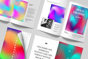 100 HOLOGRAPHIC GRADIENTS BUNDLE