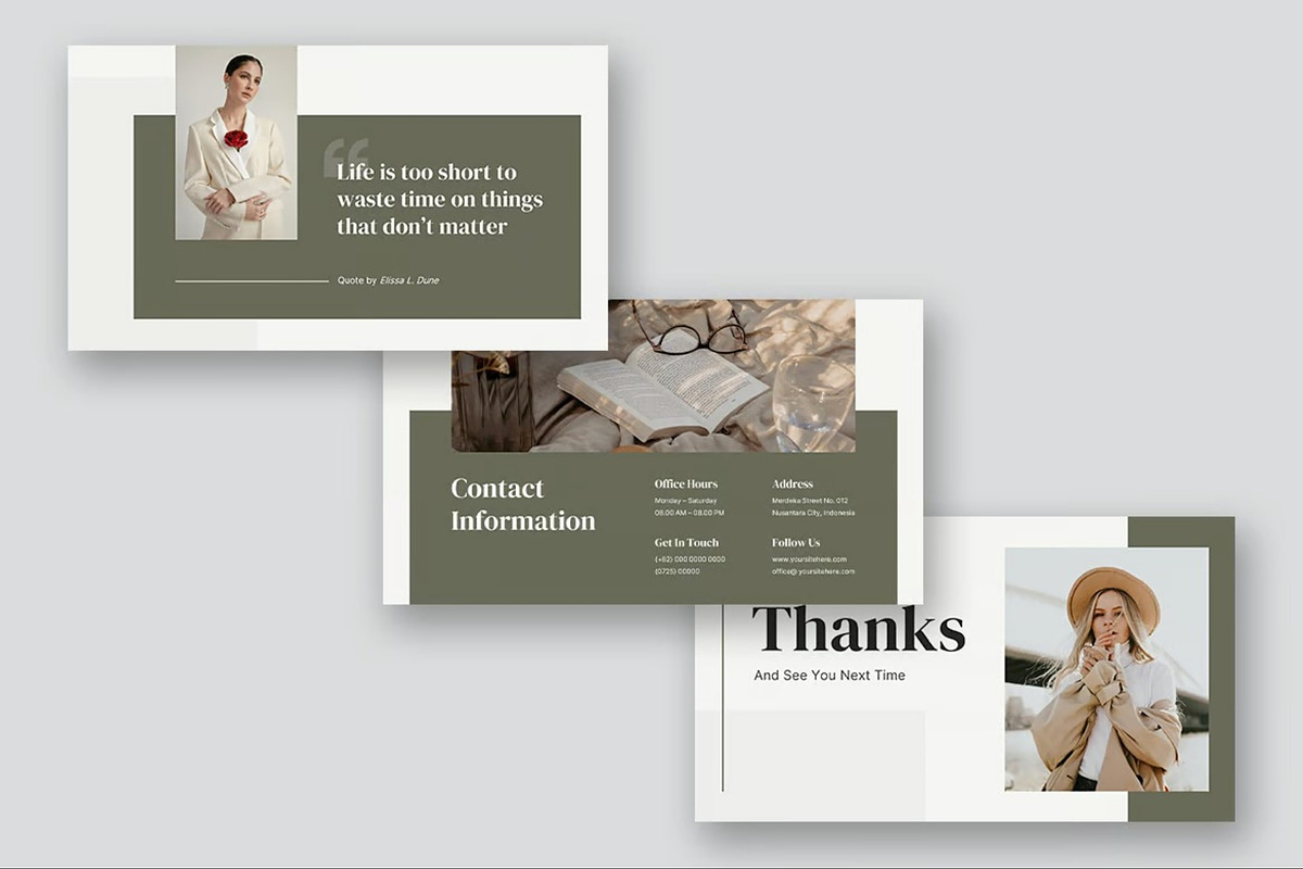 Aesthetic Company Profile Powerpoint preview 5