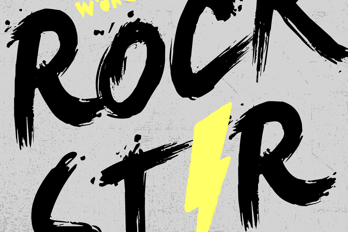 VECTOR SET OF 12X ROCK&ROLL GRAPHICS, an Illustration by ulasokuyucu (Photo 2 of 13)