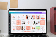 Fitness Instagram Feed Template, a Social Media Template by Cultive Creative (Thumbnail 2 of 13)