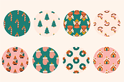 140 Cozy Retro Christmas Clipart, a Seasonal Illustration by Zeukaa (Thumbnail 18 of 21)