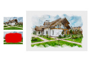 House Portrait from Photo Action, an Action Add-On by MRI STUDIO (Thumbnail 2 of 17)