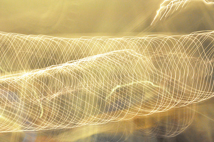 Spiral Light Streaks - Long Exposure