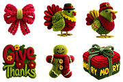 Faux Yarn Christmas PNG Bundle, an Illustration by CreationArt (Thumbnail 4 of 4)