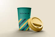 Take Away Paper Coffee Cup Mockups, a Cups & Container Mockup by dpi (Thumbnail 19 of 24)
