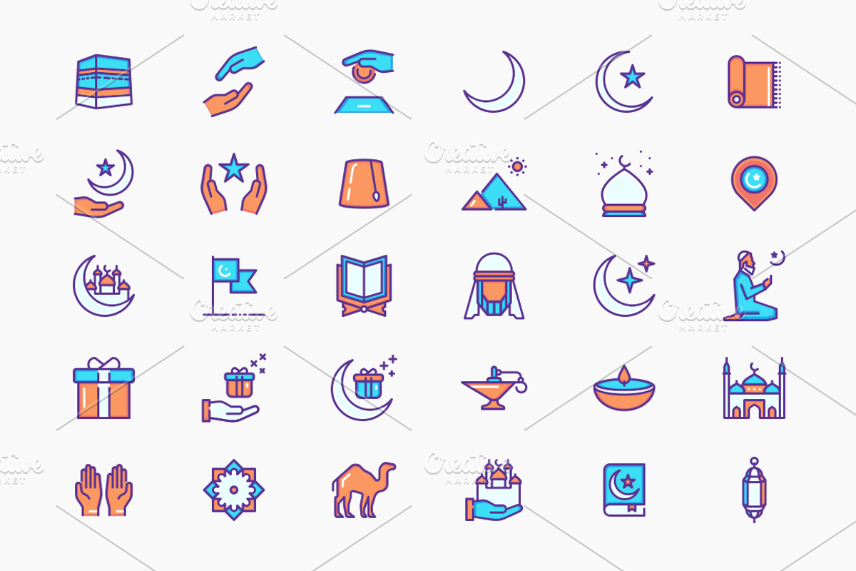 Ramadan Icons, an Icon by Amogh Design (Photo 2 of 3)