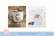Cottage Seaside Bunny Clipart, an Animal Illustration by Blumensdiary (Thumbnail 5 of 6)