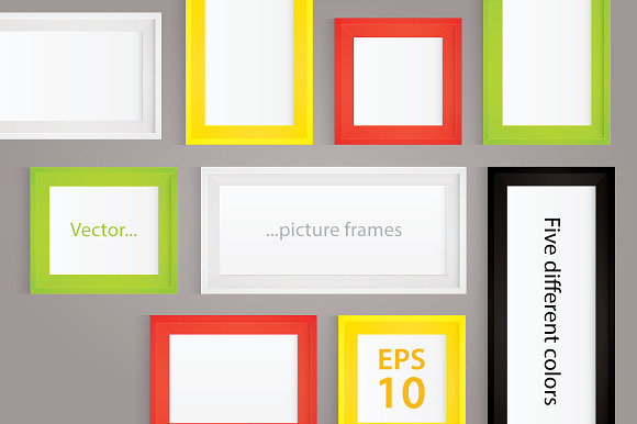 Vector Illustration Picture Frames