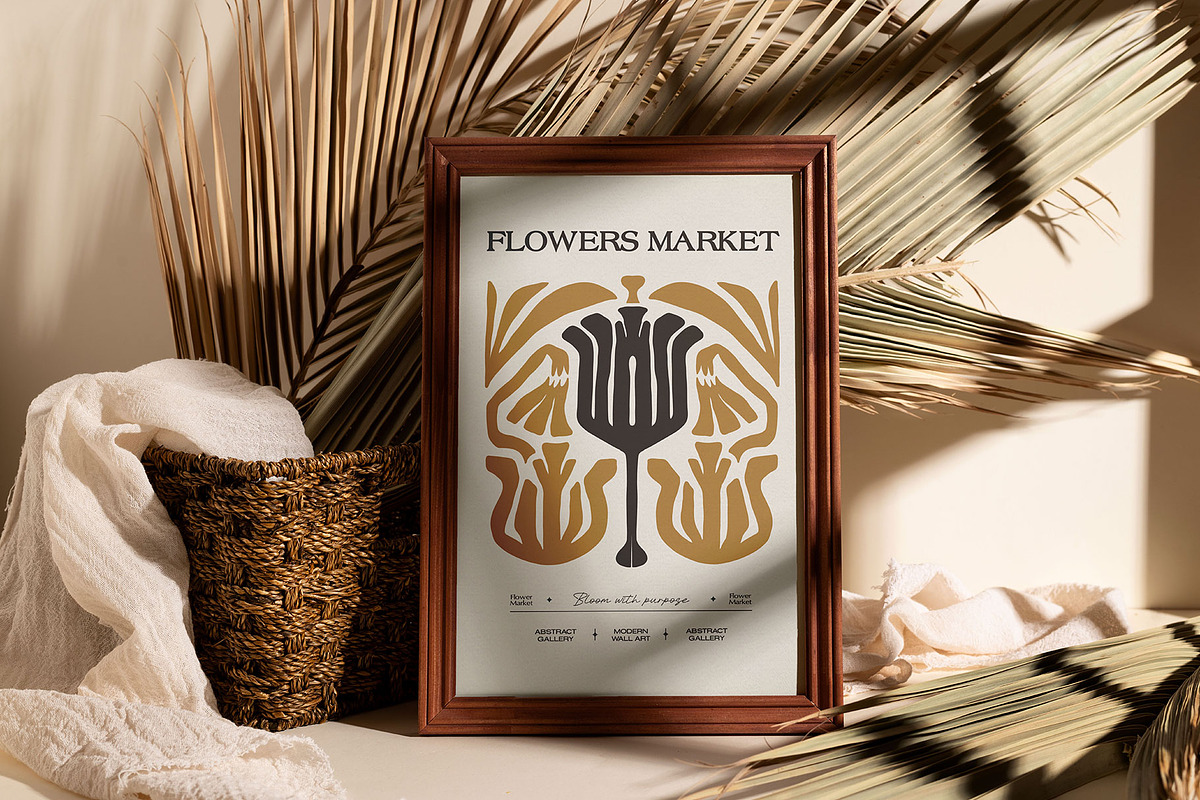 Neutral Floral | Wall Art Collection, an Object Graphic by Leleka.Store (Photo 10 of 18)