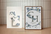 Bloom | Blue Watercolor Florals, an Invitation Template by slowlivecreate (Thumbnail 3 of 7)